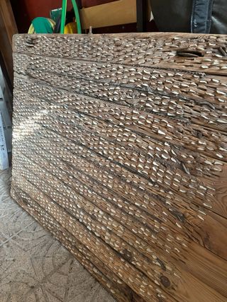 Trillo antiguo de madera