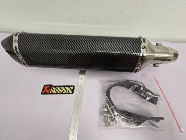 escape moto 51mm - carbono