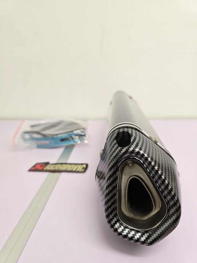 escape moto 51mm - carbono