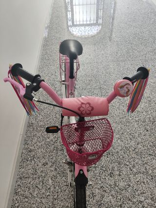 Bicicleta niña 18" rosa