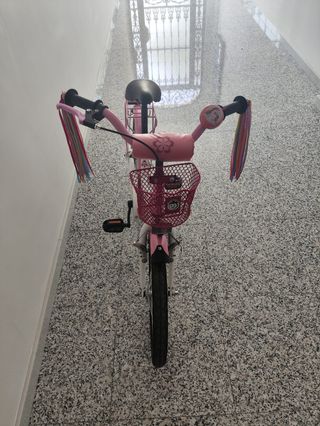 Bicicleta niña 18" rosa
