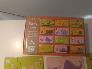 Puzzle Infantil Djeco Duo Animales(24 piezas)2años