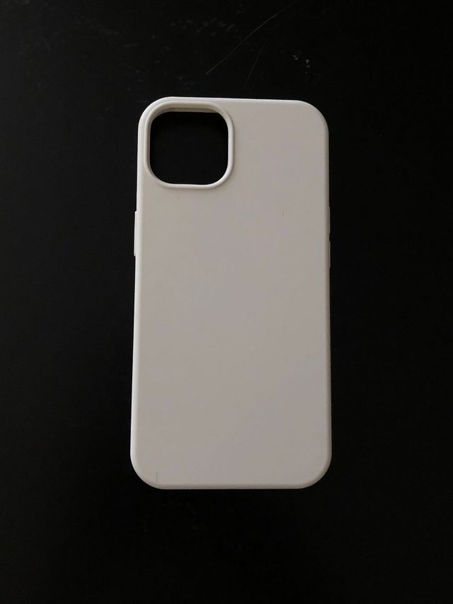 Funda blanca silicona iphone 13 nueva