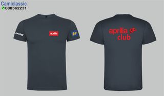 Aprilia Rs 125 250  SR 50 camisetas!!