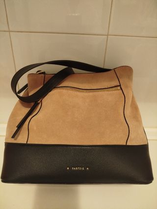 Bolso Parfois beige y negro