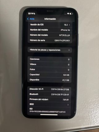 iPhone XR Azul 64 GB