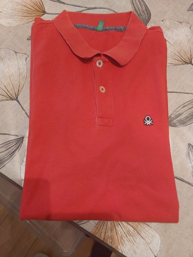 Polo Benettom rojo