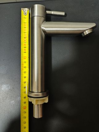 Grifo acero inoxidable baño