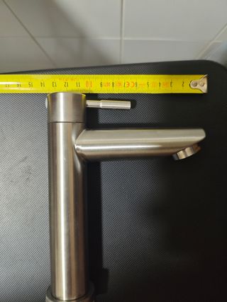 Grifo acero inoxidable baño