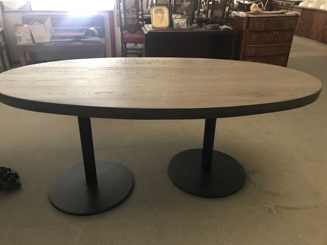 Mesas ovalada y redonda Pedrali