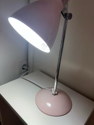 Lampara escritorio rosa - vintage