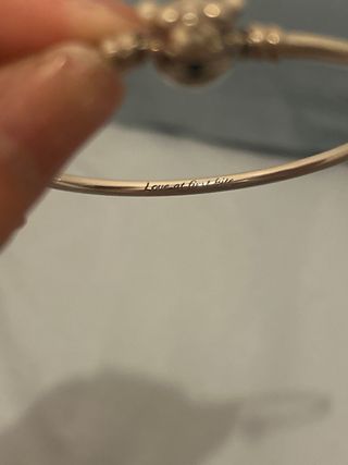 Pulsera Pandora plata