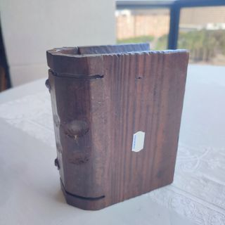 Cofre madera vintage - Decorativo