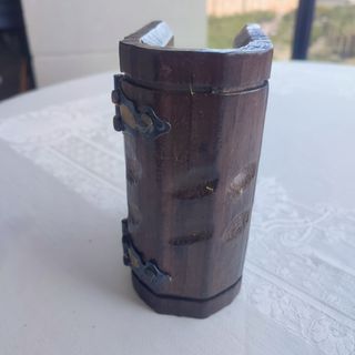 Cofre madera vintage - Decorativo