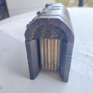 Cofre madera vintage - Decorativo