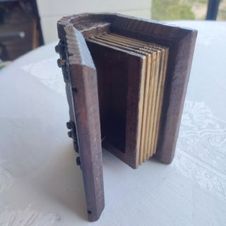 Cofre madera vintage - Decorativo