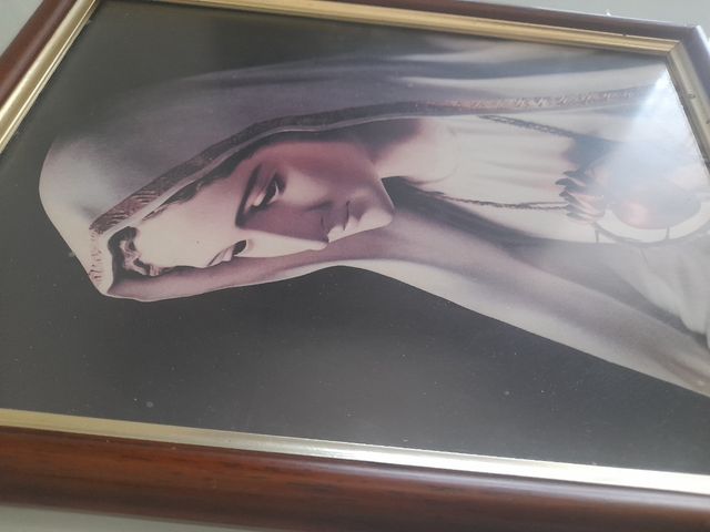 Cuadro Virgen con Corazón