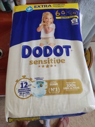 Dodot Sensitive talla 6+.41 pañales