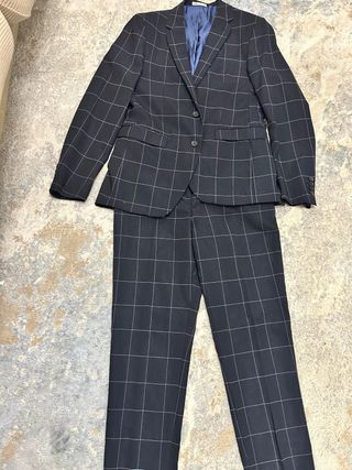 Traje Zara - Negro - Cuadros
