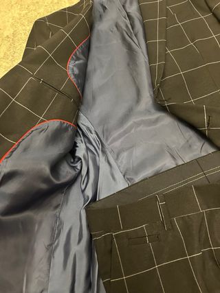 Traje Zara - Negro - Cuadros
