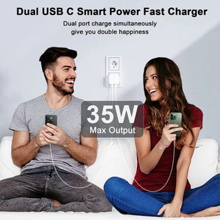 Cargador Apple 35W USB-C Doble carga rapida