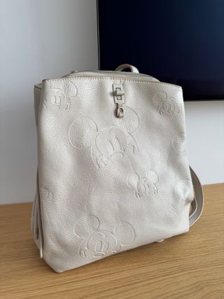 Mochila Desigual Mickey Mouse beige