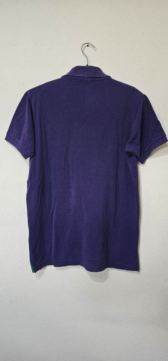 Polo Converse Uomo Viola Tg.M cotone con Stella