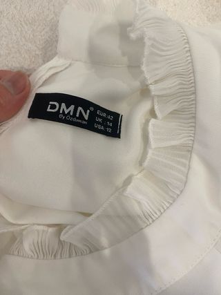 Vestido Blanco DMN By Ozdiiman - Talla M 
