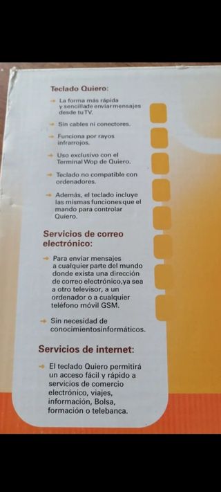 Teclado inalámbrico Quiero