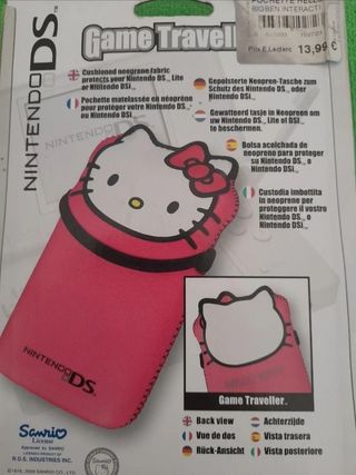 Funda Oficial Nintendo Hello Kitty DS,DSI,3DS...