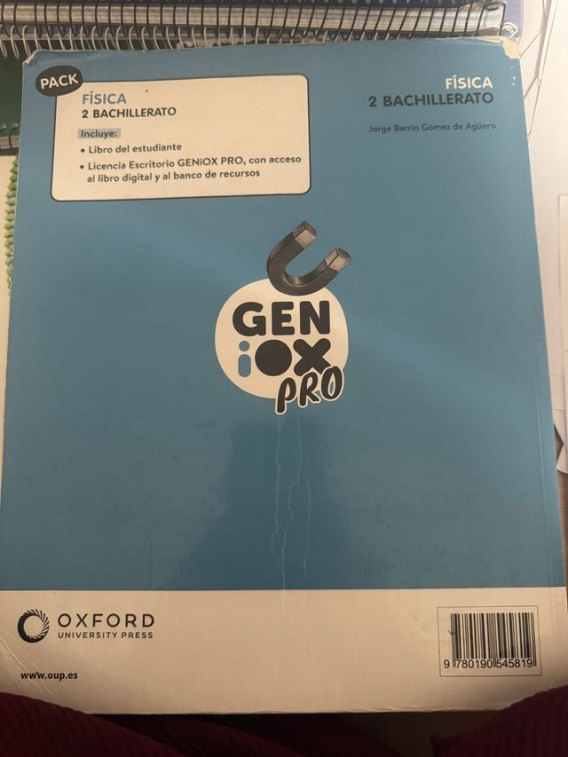 Física 2º Bachillerato. Libro del estudiante. G...