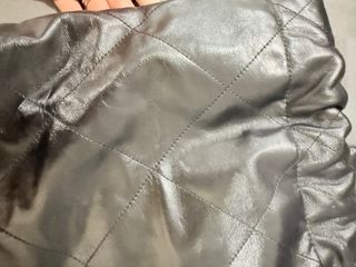 Bolso - Saco Negro con Cadena Dorada