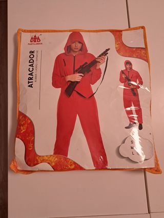 Disfraz Atracador Rojo - Talla L
