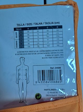 Disfraz Atracador Rojo - Talla L