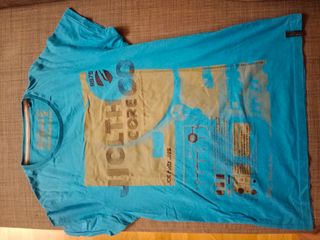 Camiseta Jack & Jones azul turquesa