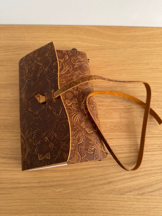 Cuaderno Piel Scrodcat - Agenda Flores