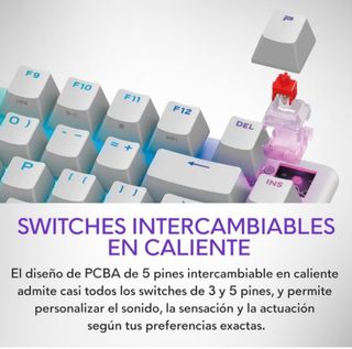 Teclado Mecánico RGB - Intercambiable en Caliente