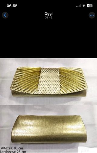 Pochette oro cerimonia