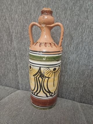 Brocca e bottiglia  in terracotta vintage
