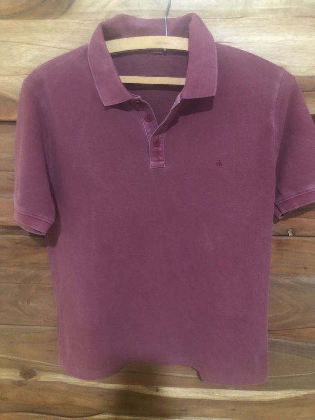 Polo granate envejecido Calvin Klein