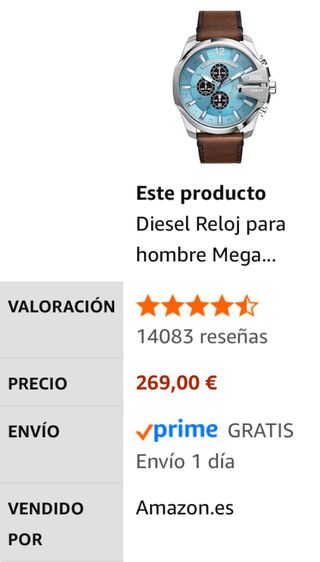 Reloj Diesel Mega Chief DZ4308