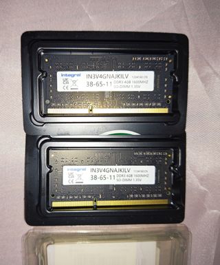 2x4GB RAM 4GB DDR3 1600MHz SO-DIMM Integral