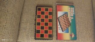 Ajedrez y damas magnético