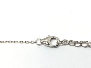 collar plata 925mm con piedra con circonita 19 5cm