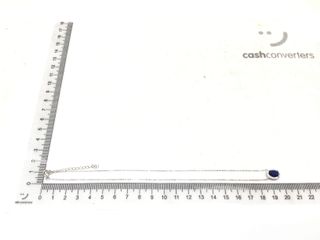 collar plata 925mm con piedra con circonita 19 5cm