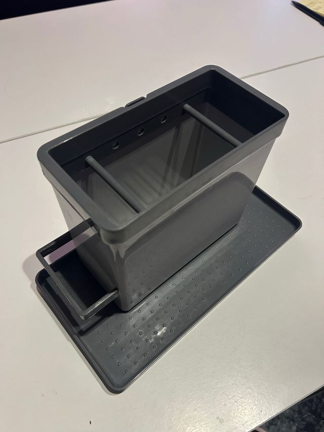 Organizador escurreplatos gris