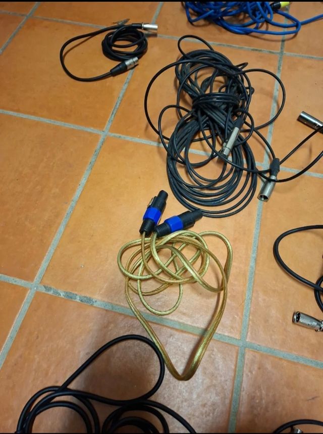 Vendo varios cables para audio y sonido 