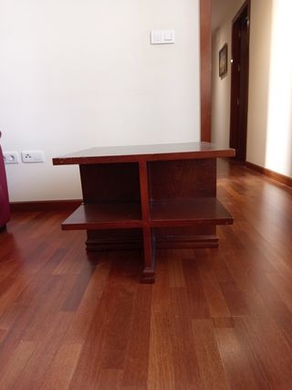 Mesa centro madera marrón