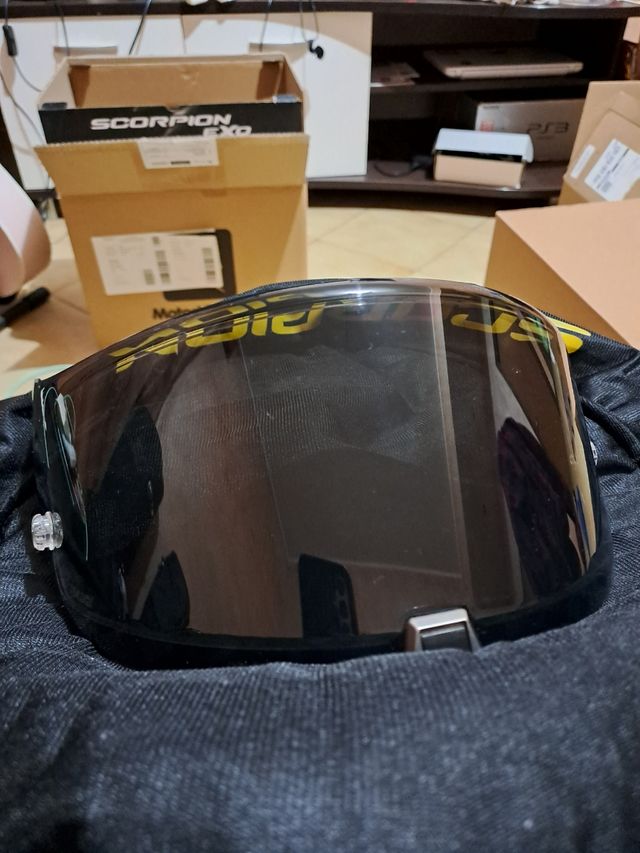 Visiera Scorpion Exo R1 Air - Nera