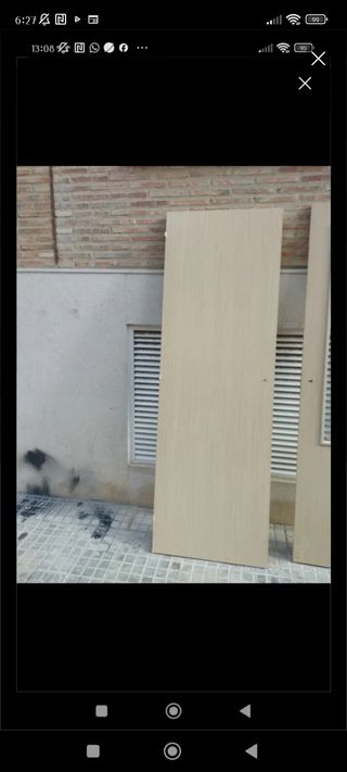 Puertas madera 1,90x60cm